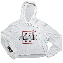 Load image into Gallery viewer, BORN AGAIN- Women&#39;s Cropped Hoodie
